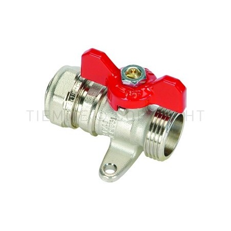 VALVOLA SFERA NI A STRINGERE TUBO AL - PEX/MASCHIO Ø 16 1/2" LEVA FARF BLU - 2154FLB TIEMME 1620036 1