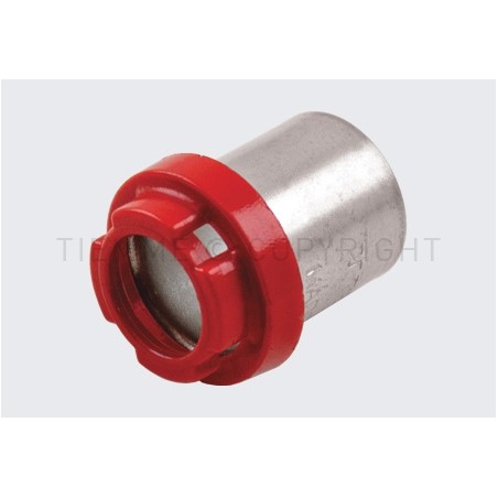 BUSSOLA - GHIERA RACCORDO A PRESS TUBO AL - PEX Ø 14 ROSSA - 1670X TIEMME 1650342 1