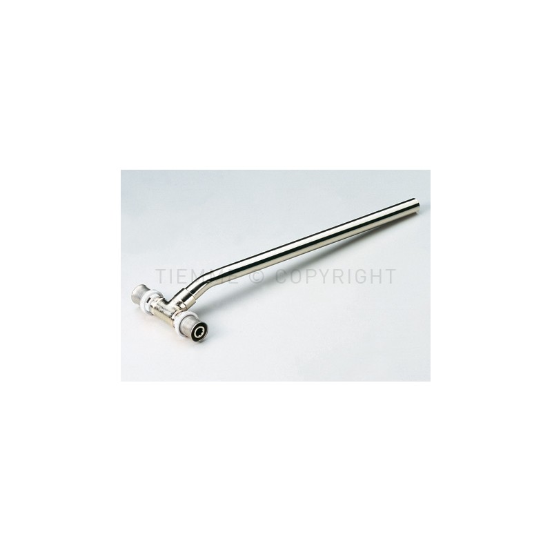 RACCORDO TEE RADIATORE A PRESS TUBO AL - PEX Ø 14 Ø TUBO CU 15 L 1100MM - 1673 TIEMME 1650369 1