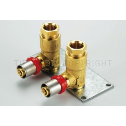 RAC - STAFFA TUBO AL - PEX/CU Ø 16 - 15 INT 38 H65 - 1679KB TIEMME 1650377 1