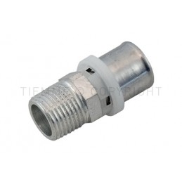 RACCORDO DIRITTO M SN A PRESS TUBO AL - PEX Ø 32 X 1"1/4 - 1650SN TIEMME 1650402 1