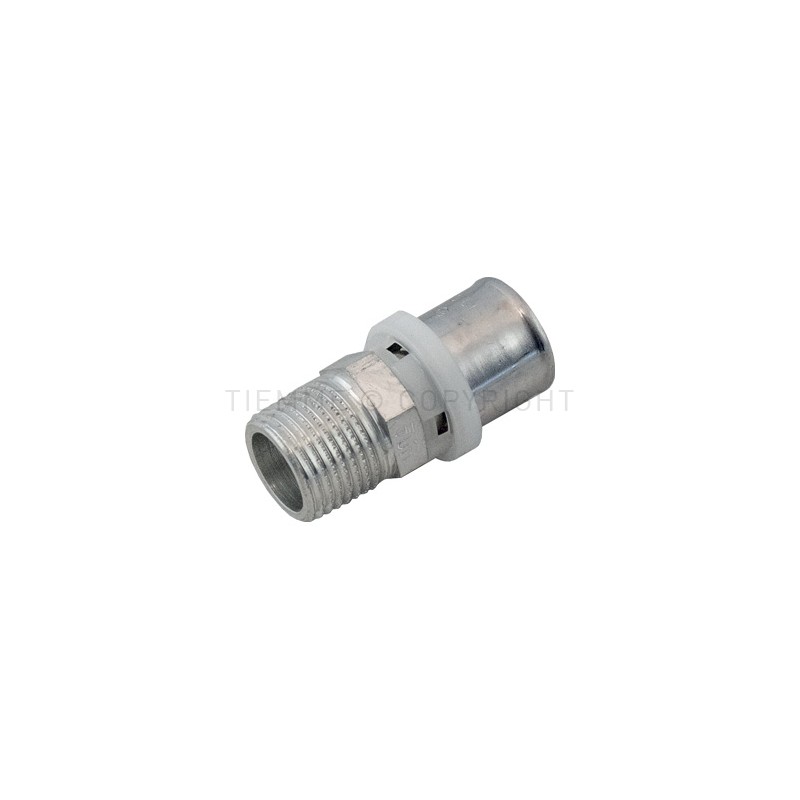 RACCORDO DIRITTO M SN A PRESS TUBO AL - PEX Ø 32 X 1"1/4 - 1650SN TIEMME 1650402 1