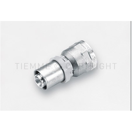 RACCORDO DIRITTO F SN A PRESS TUBO AL - PEX Ø 26 X 1" - 1652SN TIEMME 1650479 1