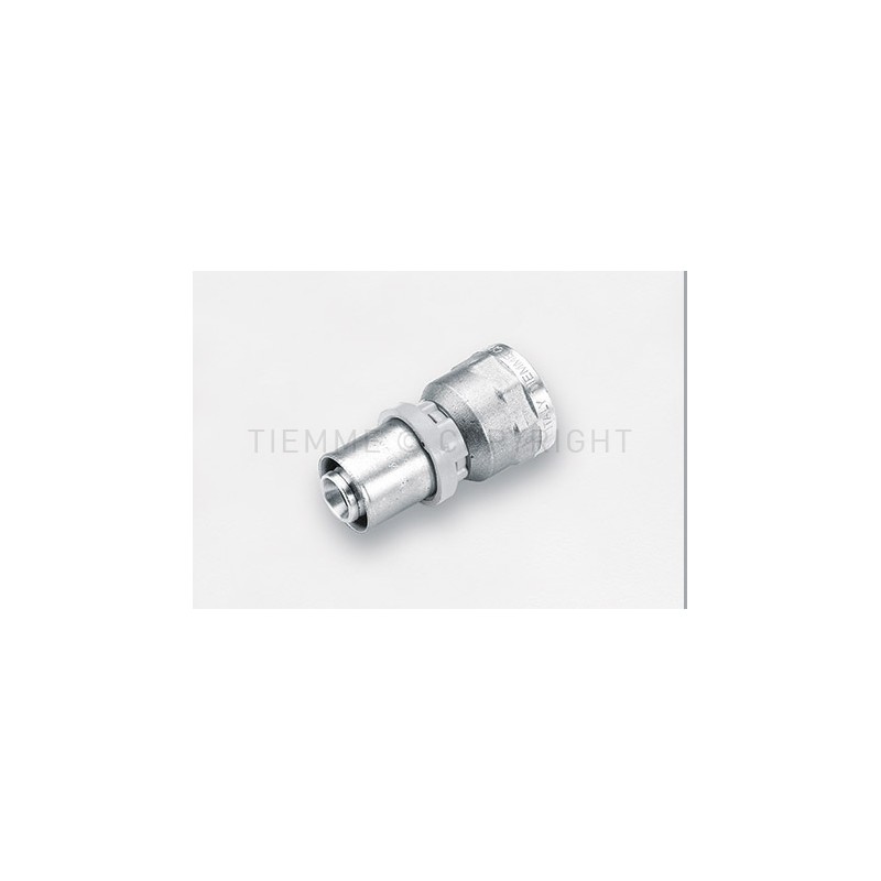 RACCORDO DIRITTO F SN A PRESS TUBO AL - PEX Ø 40 X 1"1/4 - 1652SN TIEMME 1650481 1