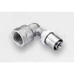 RACCORDO CURVO F SN A PRESS TUBO AL - PEX Ø 16 X 1/2" - 1655SN TIEMME 1650530 1