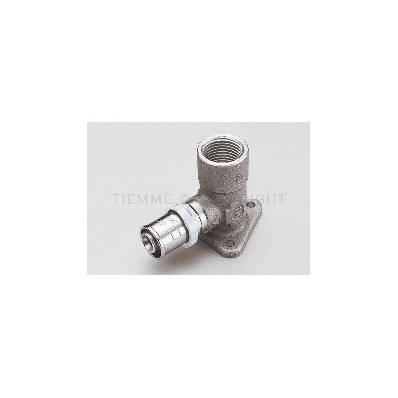 RACCORDO FLANGIA H52 SN A PRESS TUBO AL - PEX Ø 16 X 1/2" - 1656SN TIEMME 1650549 1