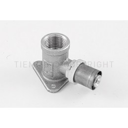 RACCORDO FLANGIA H40 SN A PRESS TUBO AL - PEX Ø 16 X 1/2" - 1656SMSN TIEMME 1650550 1