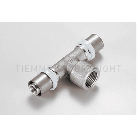 RACCORDO TEE F SN A PRESS TUBO AL - PEX Ø 20X3/4"X20 - 1659SN TIEMME 1650695 1