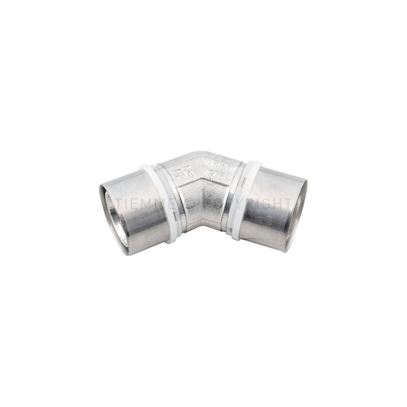 RACCORDO CURVO 45 gradi SN A PRESS TUBO AL - PEX Ø 63 - 63 - 1661SN TIEMME 1650713 1 RACCORDO CURVO 45 gradi SN A PRESS TUBO AL - PEX Ø 63 - 63 - 1661SN TIEMME 1650713 1