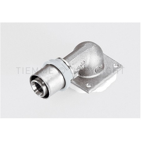 RACCORDO FLANGIA WC SN A PRESS TUBO AL - PEX Ø 18 X 1/2" - 1662SN TIEMME 1650716 1