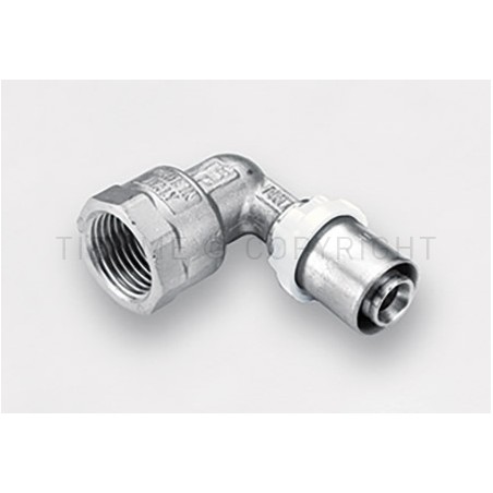 RACCORDO CURVO F SN A PRESS TUBO AL - PEX Ø 25 X 3/4" - 1655SN TIEMME 1650880 1