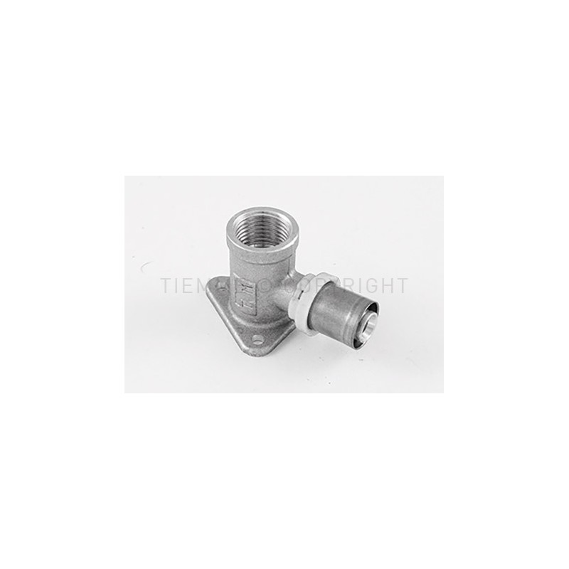 RACCORDO FLANGIA H40 SN A PRESS TUBO AL - PEX Ø 14 X 1/2" - 1656SMSN TIEMME 1650885 1