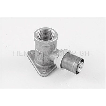 RACCORDO FLANGIA H40 SN A PRESS TUBO AL - PEX Ø 14 X 1/2" - 1656SMSN TIEMME 1650885 1