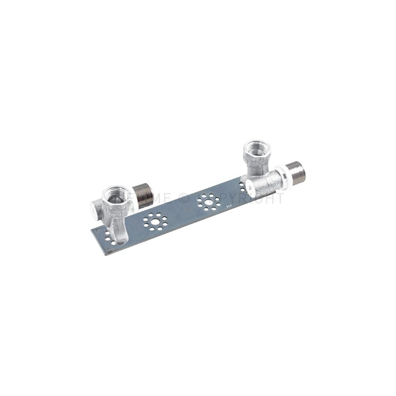 RACCORDO TERMINALE DISASSATI SN - STAFFA A PRESS TUBO AL - PEX Ø 18 X 1/2" INT VARIABILE 72 - 115 - 155 - 1664DISN TIEMME 165093