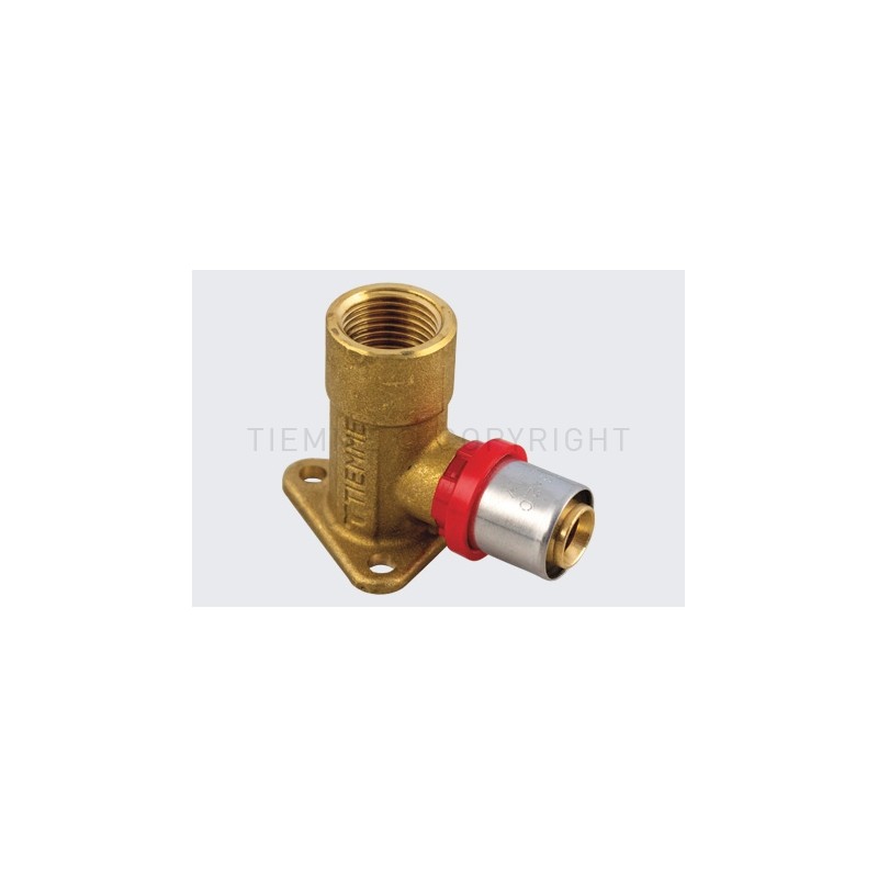 RACCORDO FLANGIA H52 A PRESS TUBO AL - PEX Ø 16 X 3/4" - 1656 TIEMME 1651044 1