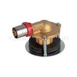 RACCORDO PASSAPARETE CARTONGESSO A PRESS TUBO AL - PEX Ø 16 X 1/2" L 28MM - 1662CG TIEMME 1651062 1