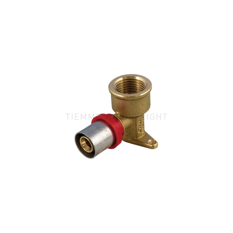 RACCORDO FLANGIA COMPACT A PRESS TUBO AL - PEX Ø 20 X 1/2" ISO228 - 1656DFCT TIEMME 1660023 1 RACCORDO FLANGIA COMPACT A PRESS TUBO AL - PEX Ø 20 X 1/2" ISO228 - 1656DFCT TIEMME 1660023 1