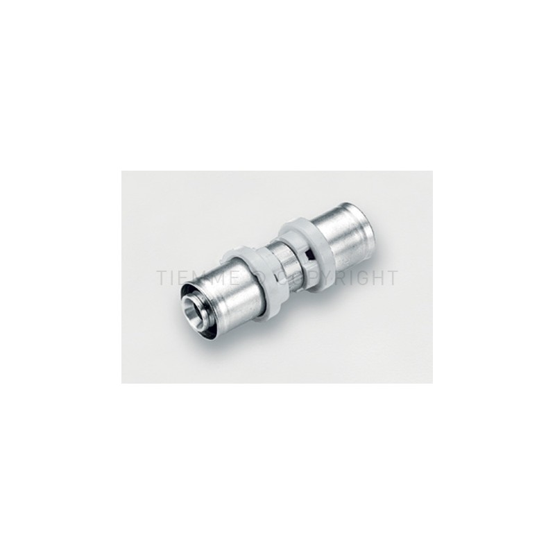 RACCORDO DIRITTO DOPPIO SN COMPACT A PRESS TUBO AL - PEX Ø 32 - 32 - 1651CTSN TIEMME 1660049 1
