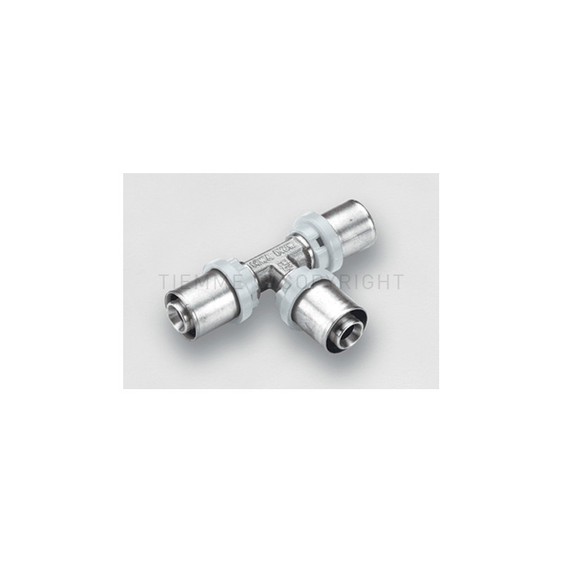 RACCORDO TEE SN COMPACT A PRESS TUBO AL - PEX Ø 16 - 16 - 16 - 1657CTSN TIEMME 1660058 1