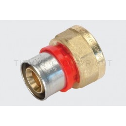 RACCORDO DIRITTO F COMPACT A PRESS TUBO AL - PEX Ø 20(2,25) X 1/2" ISO228 - 1652CT TIEMME 1660092 1