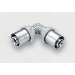 RACCORDO CURVO DOPPIO COMPACT SN A PRESS TUBO AL - PEX Ø 20 - 20 2,5 - 1653CTSN TIEMME 1660115 1