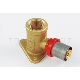 RACCORDO FLANGIA H40 CW602N A PRESS TUBO AL - PEX Ø 20 X 1/2" - 1656SMDR TIEMME 1670095 1