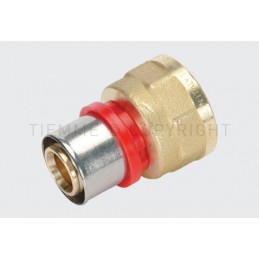 RACCORDO DIRITTO F CW602N A PRESS TUBO AL - PEX Ø 16 X 3/4" - 1652DR TIEMME 1670147 1