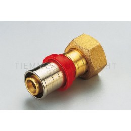 RACCORDO DIRITTO CW602N CON GIRELLO A PRESS TUBO AL - PEX Ø 16 SU ATT 3/4"(18)EUR - 1666DR TIEMME 1670209 1