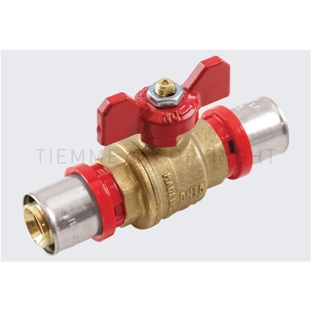 VALVOLA SFERA A PRESS TUBO AL - PEX Ø 25 - 25 - 1691 TIEMME 1680025 1