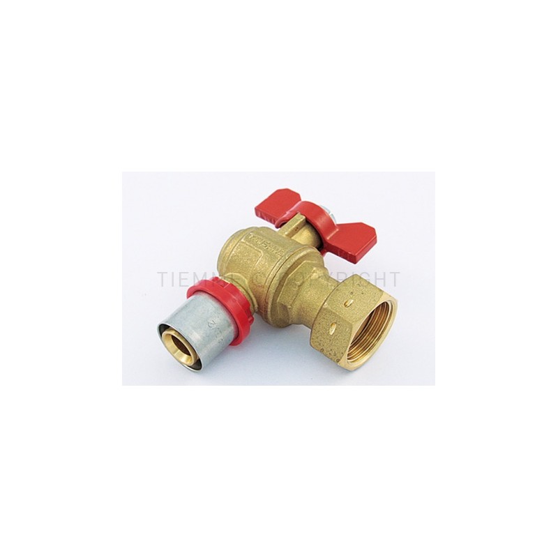 VALVOLA SFERA 90 gradi A PRESS/GIRELLO CHECK VALV TUBO AL - PEX Ø 20 X 3/4" - 1692CK TIEMME 1680026 1 VALVOLA SFERA 90 gradi A PRESS/GIRELLO CHECK VALV TUBO AL - PEX Ø 20 X 3/4" - 1692CK TIEMME 1680026 1