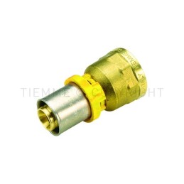 RACCORDO DIRITTO F A PRESS TUBO AL - PEX GAS Ø 26 X 3/4" - 2652 TIEMME 2650017 1