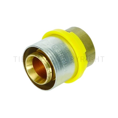 RACCORDO TERMINALE A PRESS TUBO AL - PEX GAS Ø 32 - 2677 TIEMME 2650160 1