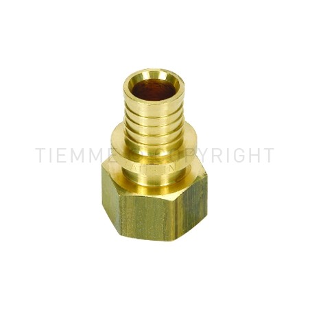 RACCORDO DIRITTO F A CALZARE TUBO PE - X Ø 32 SP 4,4 3/4" - 3432 TIEMME 1710190 1