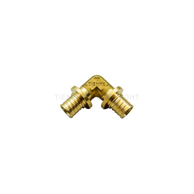 RACCORDO CURVO DOPPIO A CALZARE TUBO PE - X Ø 16 SP 2,2 - 3433 TIEMME 1710192 1