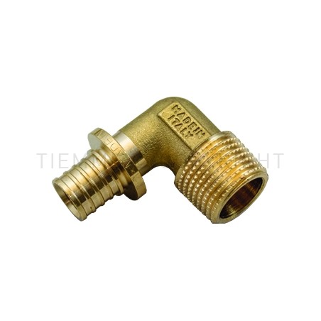 RACCORDO CURVO M A CALZARE TUBO PE - X Ø 16 SP 2,2 1/2" - 3434 TIEMME 1710196 1