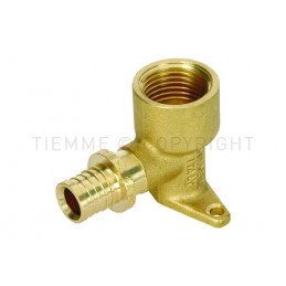 RACCORDO FLANGIA H40 A CALZARE TUBO PE - X Ø 20 SP 2,8 1/2" - 3436 TIEMME 1710209 1