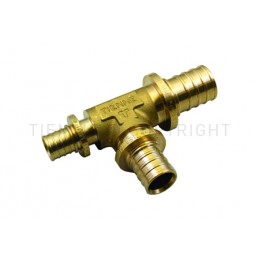 RACCORDO TEE A CALZARE TUBO PE - X Ø 20(2,8) - 25(3,5) - 20(2,8) - 3437R TIEMME 1710221 1