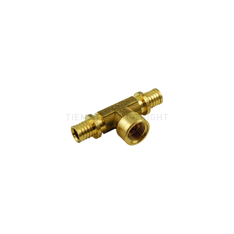 RACCORDO TEE F A CALZARE TUBO PE - X Ø 16(2,2) - 1/2" - 16(2,2) - 3439 TIEMME 1710247 1