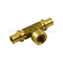 RACCORDO TEE F A CALZARE TUBO PE - X Ø 25(3,5) - 3/4" - 25(3,5) - 3439 TIEMME 1710249 1