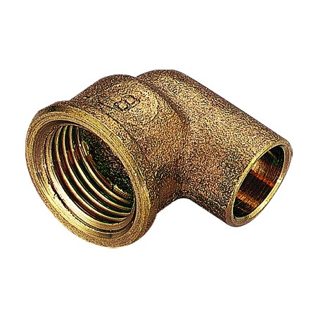 RACCORDO CURVO F IN BZ A SALDARE TUBO CU Ø 12 X 1/2" - 4090B TIEMME 4900001 1