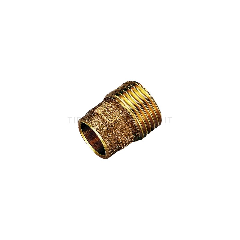 RACCORDO DIRITTO M IN BZ A SALDARE TUBO CU Ø 22 X 3/4" - 4243B TIEMME 4900002 1