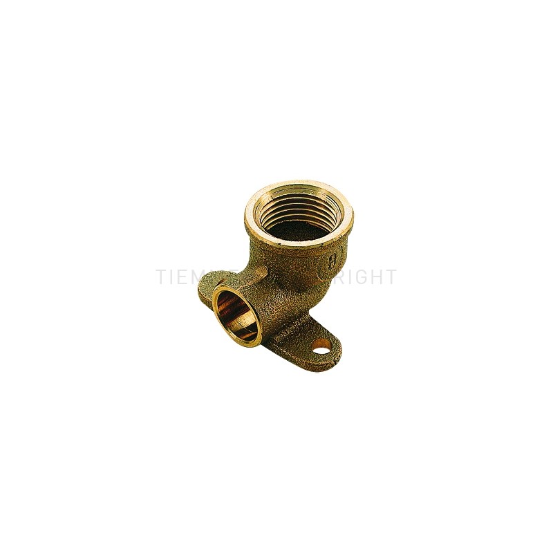 RACCORDO FLANGIA 2 FORI IN BZ A SALDARE TUBO CU Ø 12 X 1/2" - 4472B TIEMME 4900007 1