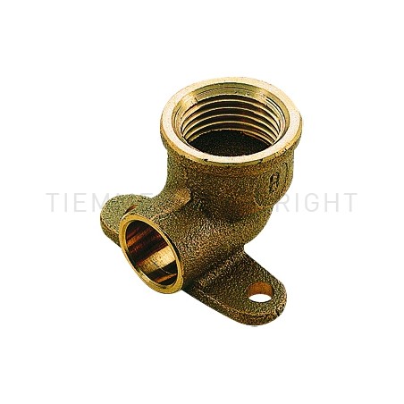 RACCORDO FLANGIA 2 FORI IN BZ A SALDARE TUBO CU Ø 14 X 1/2" - 4472B TIEMME 4900010 1