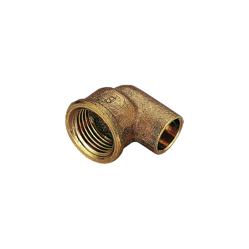 RACCORDO CURVO F IN BZ A SALDARE TUBO CU Ø 28 X 1" - 4090B TIEMME 4900022 1