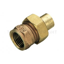 RACCORDO DIRITTO F 3PZ IN BZ A SALDARE TUBO CU Ø 54 X 2" - 4340FR TIEMME 4900052 1