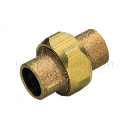 RACCORDO DIRITTO DOPPIO 3PZ IN BZ A SALDARE TUBO CU Ø 14 - 14 - 4340B TIEMME 4900162 1