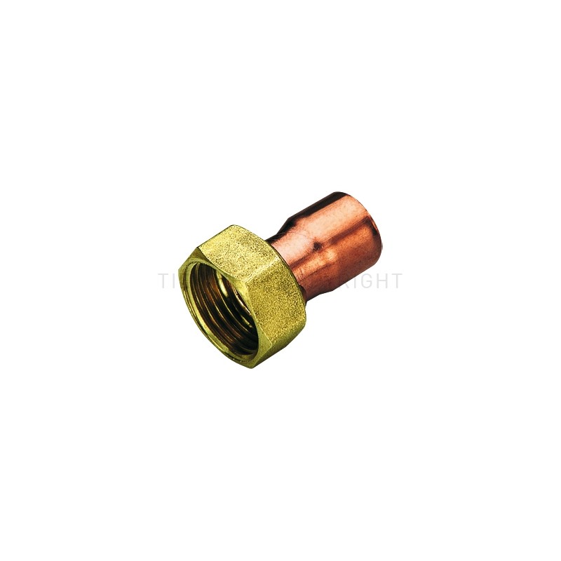 RACCORDO DIRITTO CON GIRELLO IN CU A SALDARE TUBO CU Ø 22 X 3/4" - 4359B TIEMME 5000006 1 RACCORDO DIRITTO CON GIRELLO IN CU A SALDARE TUBO CU Ø 22 X 3/4" - 4359B TIEMME 5000006 1