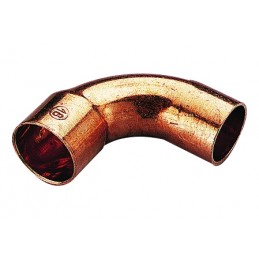 RACCORDO CURVO 90 gradi RAGGIO LARGO M - F IN CU A SALDARE TUBO CU Ø 18 - 18 - 5001R TIEMME 5000035 1