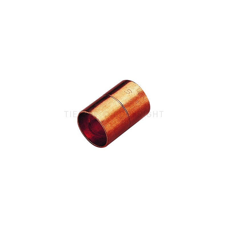 RACCORDO DIRITTO DOPPIO F - F IN CU A SALDARE TUBO CU Ø 22 - 22 - 5270R TIEMME 5000039 1