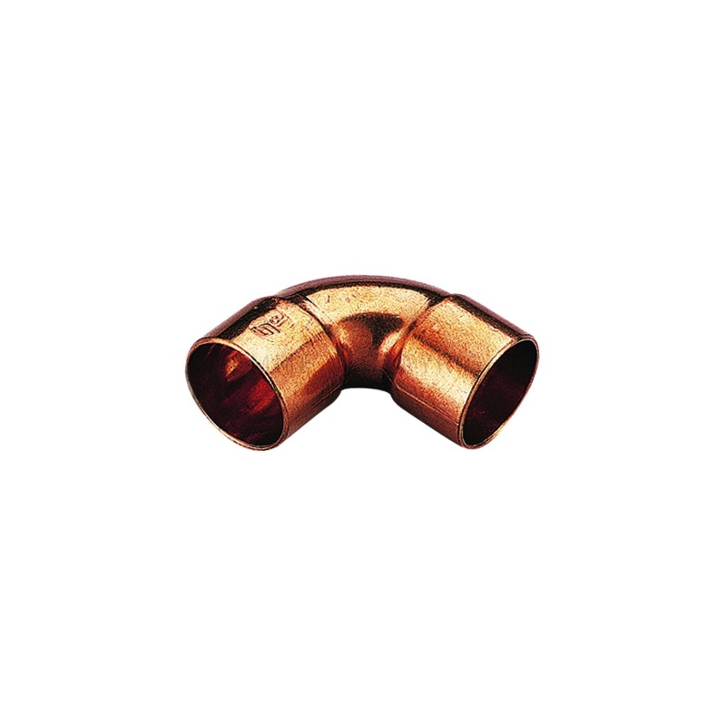 RACCORDO CURVO 90 gradi F - F IN CU A SALDARE TUBO CU Ø 16 - 16 - 5090R TIEMME 5000055 1